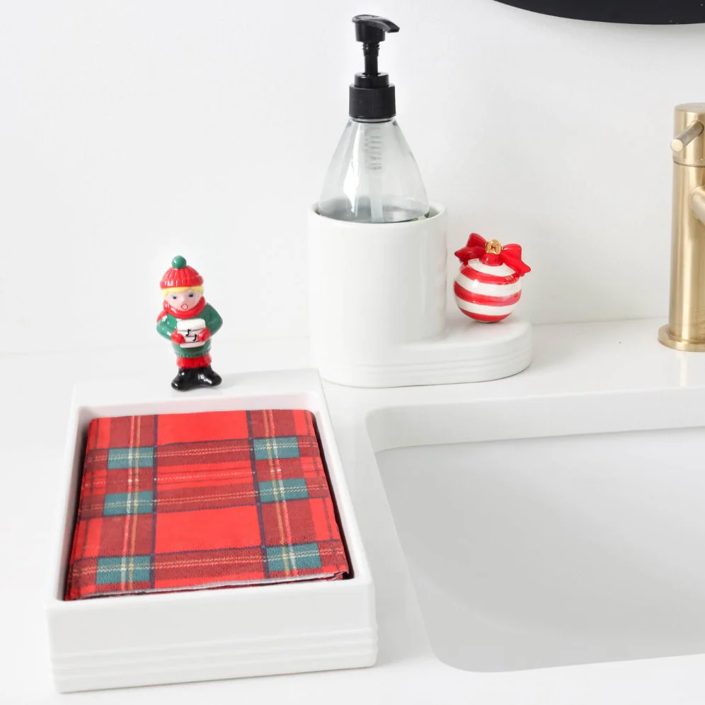 pinstripes melamine guest towel holder - Image 3