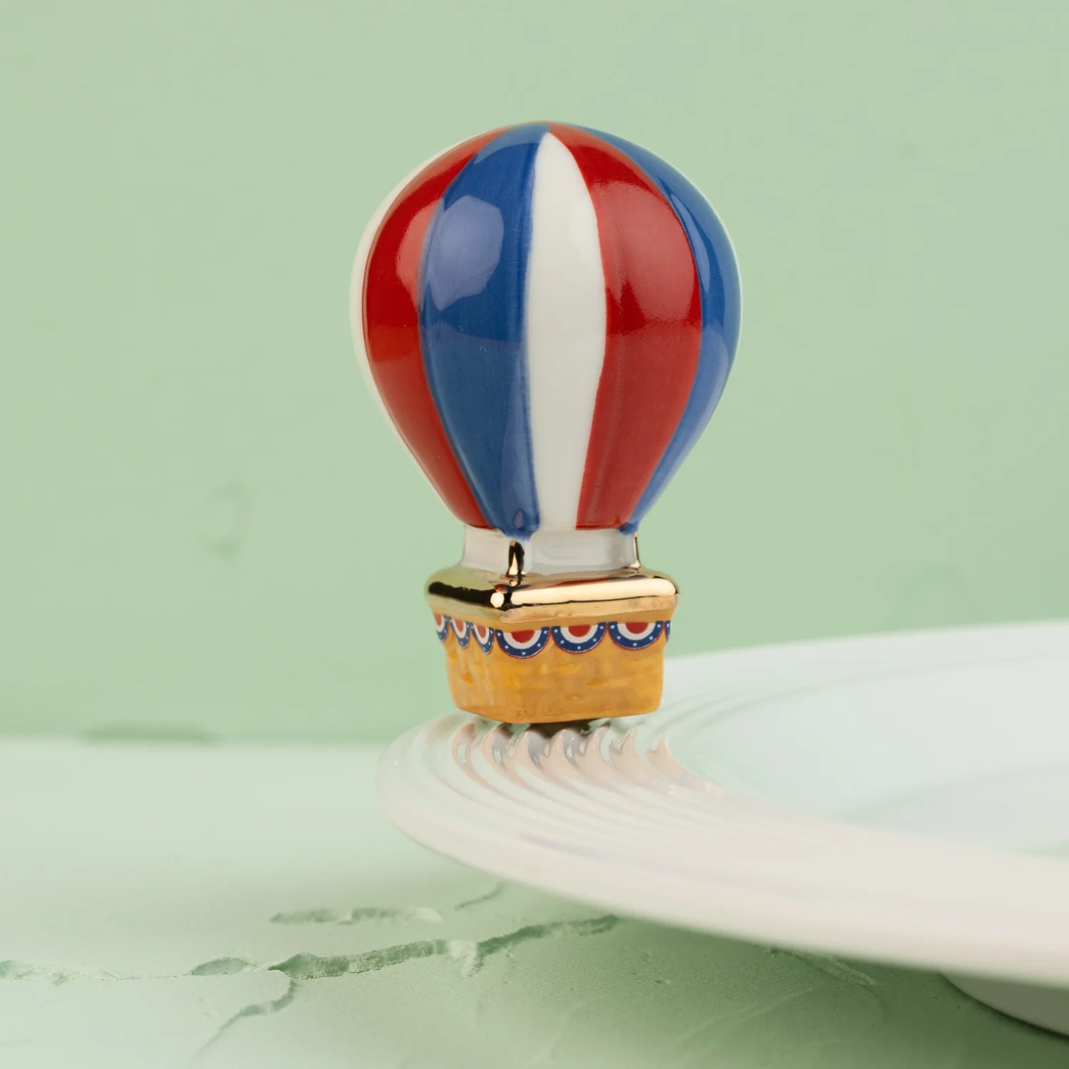 red, white, and balloon