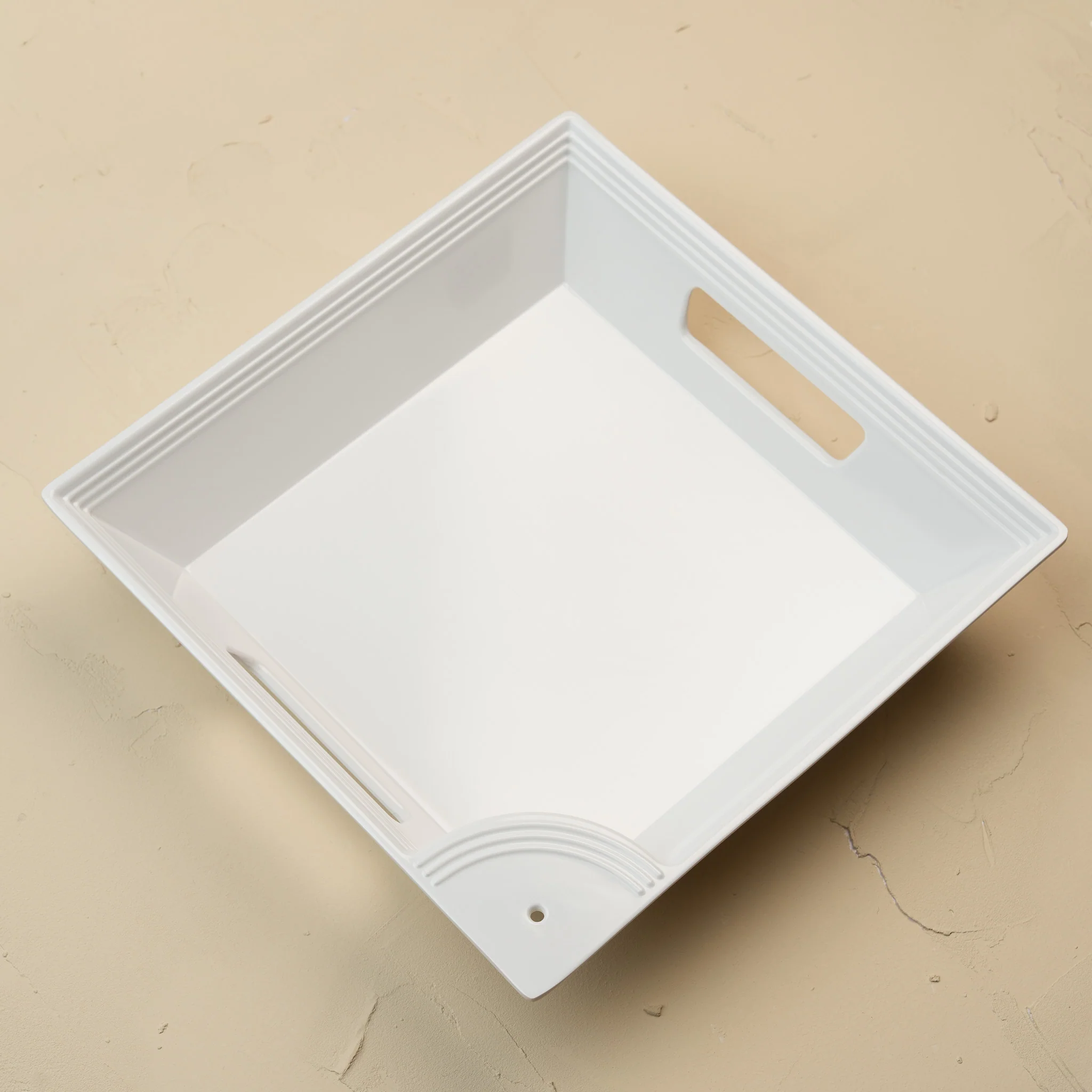 square melamine tray
